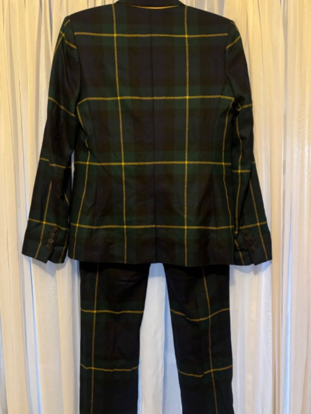Paul Smith Women’s Matching Checkered Blazer and Pants Set - Picture 2 of 5